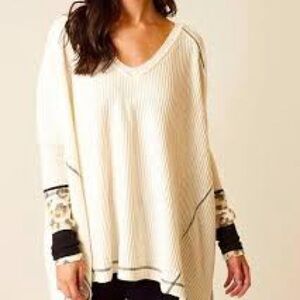 NWT Free People Oatmeal Thermal